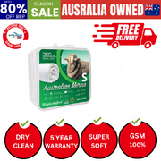 Aus Made Merino Wool Quilt 350GSM 140x210cm Single Size