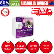 Aus Made Merino Wool Quilt 500GSM 160x210cm King Single Size