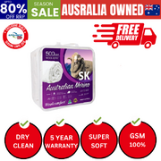 Aus Made Merino Wool Quilt 500GSM 270x240cm Super King Size