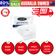 Australian Made Hotel King Size Pillow With 4Cm Wall Twin Pack