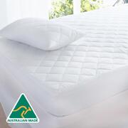King Cotton Quilted Mattress Protector