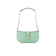 Sea Green Serenity Michael Kors Leather Crossbody Purse