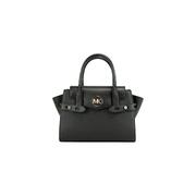 Michael Kors Car Medium Satchel Black & Gold Classic