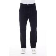 Comfort Alpha Studio Men'S Blue Cotton Jeans (W52 Us)
