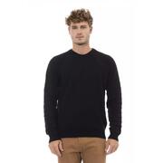 50 It Black Viscose Sweater By Alpha Studio (Men'S)