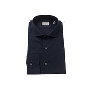 Bagutta Blue Cotton Shirt - 2Xl