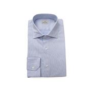 2Xl Light Blue Bagutta Men'S Cotton Shirt