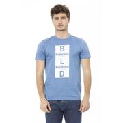 Baldinini Trend Men'S Azure Cotton Tee Shirt - M