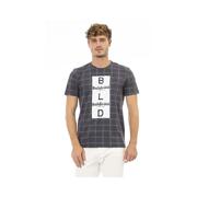 Baldinini Trend Gray Cotton Tee Shirt - L Gray Trendsetter