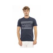 Medium Blue Cotton Tee Shirt - Baldinini Trend Men'S