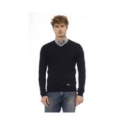 52 It Blue Wool Sweater Baldinini Trend Men