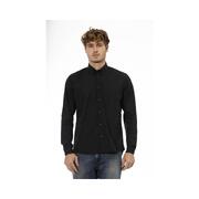Baldinini Trend Black Cotton Shirt - 2Xl