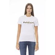 Baldinini Trend White Cotton Tops & T-Shirt