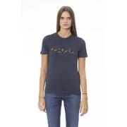 Blue Cotton Tee Shirt Baldinini Trend Women'S-M