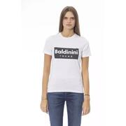 Baldinini Trend White Cotton Tops & T-Shirt Set