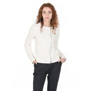Hugo Boss White Nylon Blend Jacket Pure Elegance