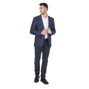 Azure Ambition Hugo Boss Men'S Wool Blend Jacket - 106 Cm