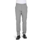 Grey Essence Hugo Boss Men'S Grey Wool Blend Trousers (54 Eu)