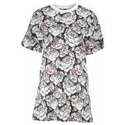 Pearl White L Cavalli Class Cotton Dress