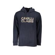 3Xl Blue Cotton Sweater Cavalli Class Men'S