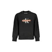 Sleek Black Essential Calvin Klein Cotton Sweater