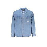 Calvin Klein Light Blue Cotton Shirt - M