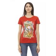 Luscious Red Cotton Bliss L Trussardi Action Women'S Tee Shirt