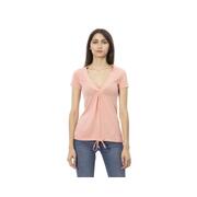 Chic Simplicity Trussardi Action Pink Short Sleeve Tee - Size M