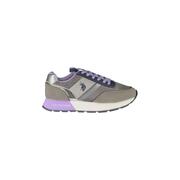 Gray Us Polo Assn Polyester Sneakers - Women'S 38 Eu