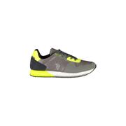 Cool Grey Comfort Us Polo Assn'S Gray Polyester Sneaker - 41 Eu