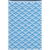 BARFI Rug Torquise & White 120x180cm