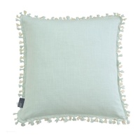 Tassel 2 Tone Cushion by MM Linen
