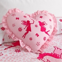 Unicorn Heart Shaped Filled Cushion by Whimsy