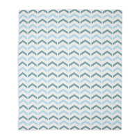 WEEGOAMIGO Cotton Knitted Blanket - Ziggy Green