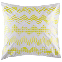 Zig Zag Citrus Cushion by Kas