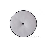 Spot Silver Cushion by Bambury