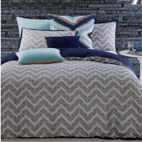 Asha Ink Double Quilt Cover Set by Designers Choice