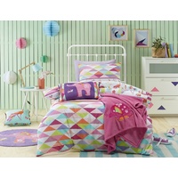 Peacock Princess Double Quilt Cover Set by Jiggle & Giggle