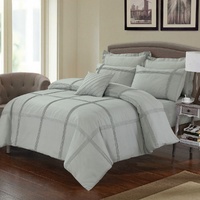 Avoca Queen Quilt Cover Set by Anfora	