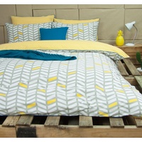 Banyan Grey King Quilt Cover Set by Ardor