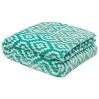 Chelsea Ultraplush Peacock Single Blanket by Bambury