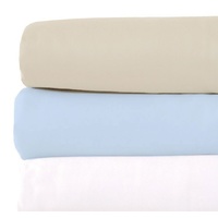 Chateau Polyester and Cotton Mocha King Single Fitted Sheet Set