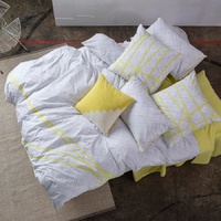 Strobe Yellow King Quilt Cover Set by Kas Room