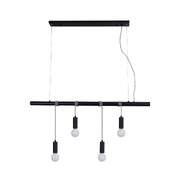 4 Lights Pendant Light - Black