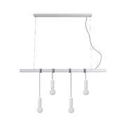 4 Lights Pendant Light - White