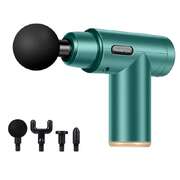 Fascia Mini Electric Massage Gun - Portable Muscle Relaxer, Dark Green