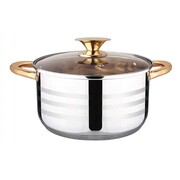 5.8 Litre Casserole Pot Stainless Steel Induction Cooking Stock Stew