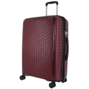 76Cm Large Hard-Shell Suitcase Travel Luggage Bag - Burgundy