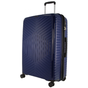 65Cm Medium Hard-Shell Suitcase Travel Luggage Bag - Navy