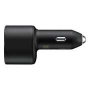Samsung Super Fast Dual Car Charger (45W+15W) 2 Ports (Includes Cable) - Black